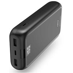 Foto van Hama performance 20 power pack 20000 mah 3 outputs:usb-c 2x usb-a powerbank grijs