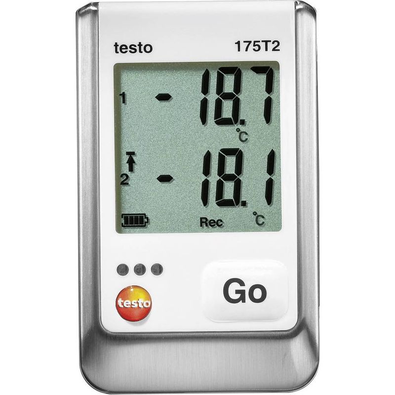 Foto van Testo 175 t2 temperatuur datalogger te meten grootheid temperatuur -40 tot +120 °c