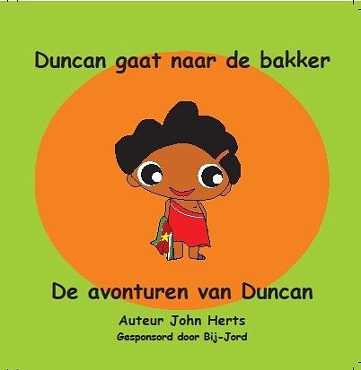 Foto van Duncan gaat naar de bakker in suriname - john herts - paperback (9789462663046)