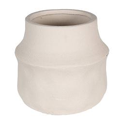 Foto van Clayre & eef bloempot ø 15x13 cm beige keramiek bloempot binnen plantenpot plant pot beige bloempot binnen plantenpot