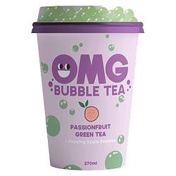 Foto van Omg bubble tea ice tea passievrucht & appel bubble tea cup 270ml bij jumbo