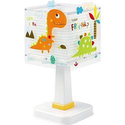 Foto van Dalber tafellamp dinos glow in the dark 29 cm e14 40w wit