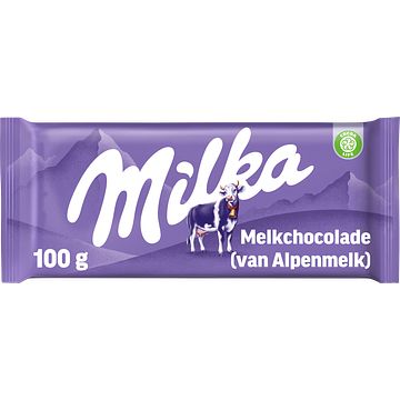 Foto van Milka alpenmelkchocolade 100g bij jumbo