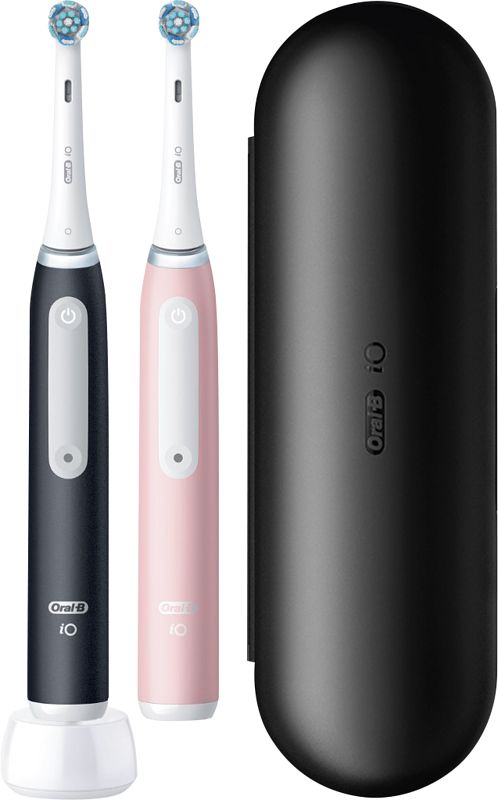 Foto van Oral-b io 3n zwart en roze duo pack