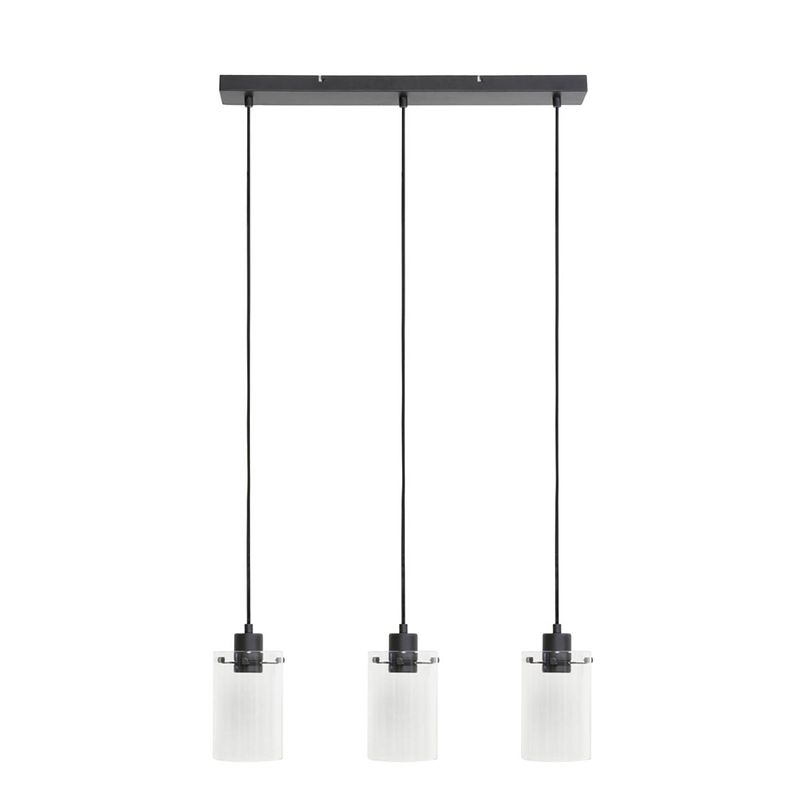 Foto van Light & living - hanglamp vancouver - 65x12x18.5 - zwart