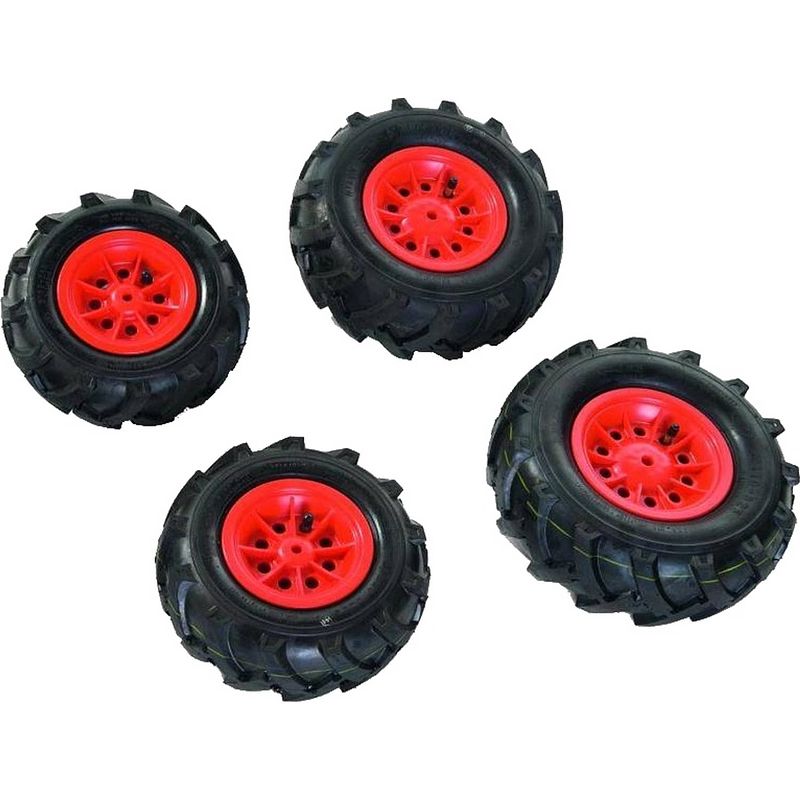 Foto van Rolly toys luchtbanden rollyfarmtrac/rollyjunior zw/ro 4 stuks