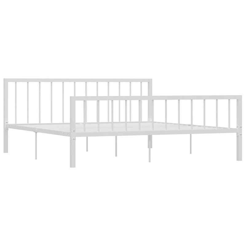 Foto van The living store metalen bedframe - classic - bedframe - afmeting- 208 x 186 x 84 cm - massieve constructie -