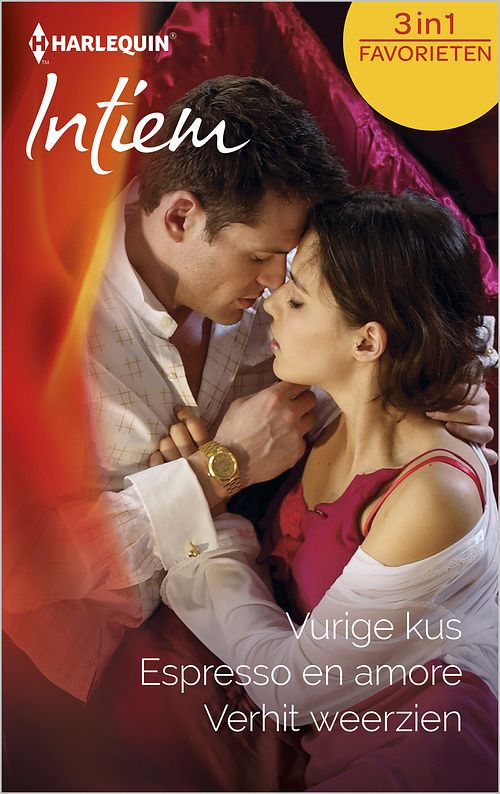 Foto van Vurige kus ; espresso en amore ; verhit weerzien - marie ferrarella, kate hardy, michelle celmer - ebook