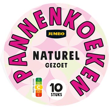 Foto van Jumbo naturel gezoet pannenkoeken 10 stuks