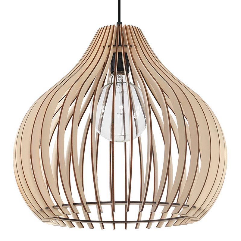 Foto van Sollux hanglamp aprilla ø 43 cm hout