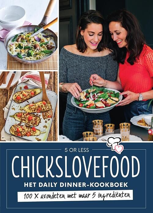 Foto van Chickslovefood - het 5 or less dinner-kookboek - elise gruppen, nina de bruijn - ebook (9789000359455)