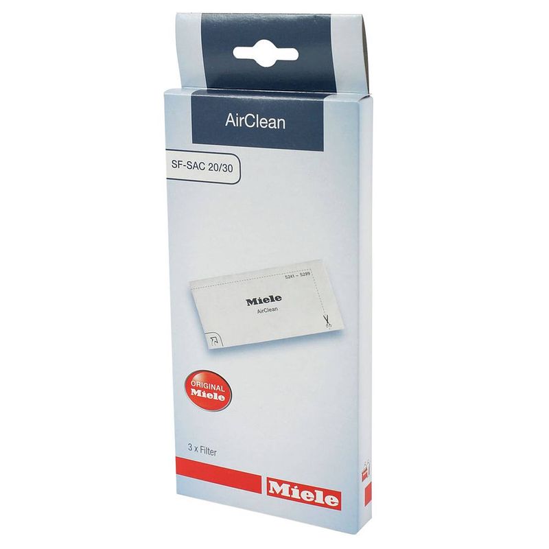 Foto van Miele air-clean-filter sf-sac20/30 (3 stuks)