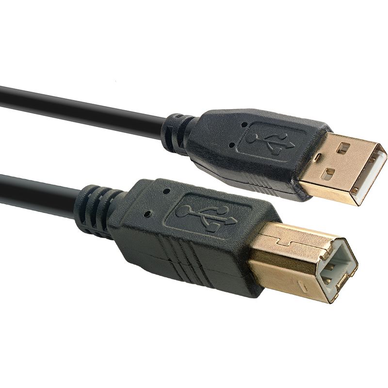 Foto van Stagg ncc3uaub usb-kabel usb-a naar usb-b 3 meter