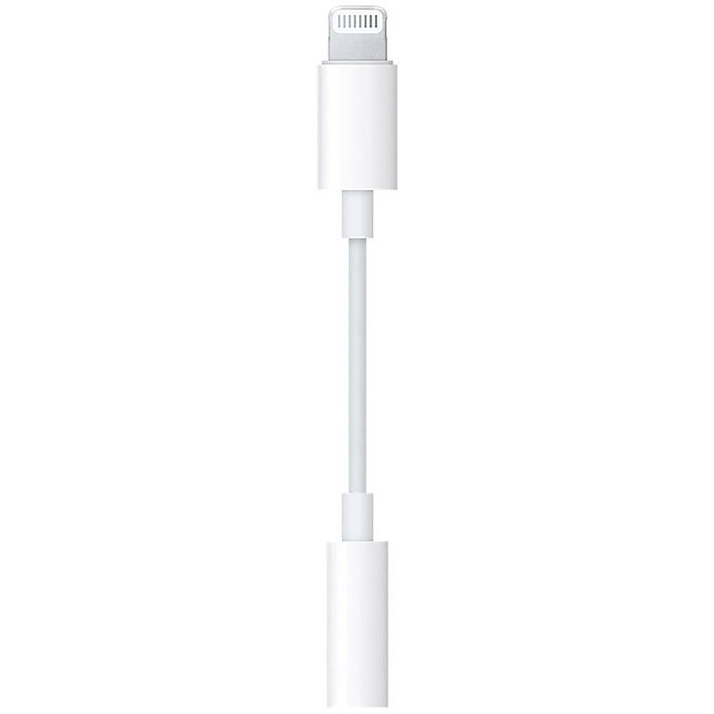 Foto van Apple apple ipad/iphone/ipod adapterkabel [1x apple dock-stekker lightning - 1x jackplug female 3,5 mm] wit