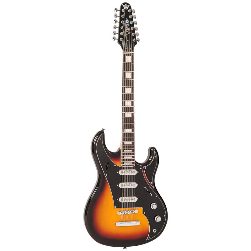 Foto van Rapier saffire 12-string 3-tone sunburst elektrische gitaar