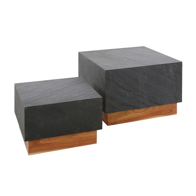 Foto van Anli style salontafel set/2 blox slate