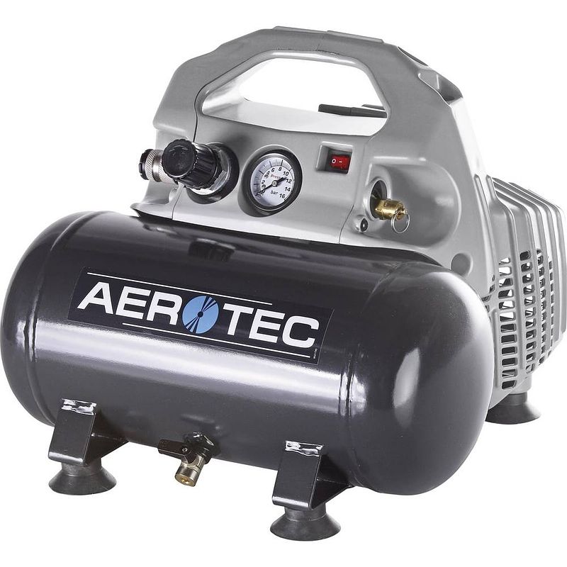 Foto van Aerotec airliner silent pneumatische compressor 6 l 8 bar