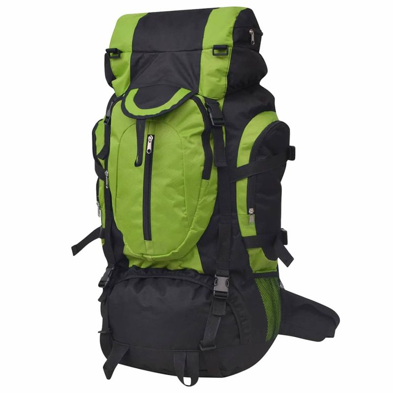 Foto van Vidaxl rugzak hiking xxl 75 l zwart en groen