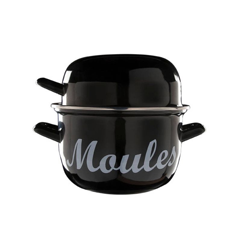 Foto van Cosy & trendy moules mosselpan zwart - ø 18 cm / 2.8 liter