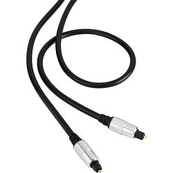 Foto van Speaka professional toslink digitale audio aansluitkabel [1x toslink-stekker (odt) - 1x toslink-stekker (odt)] 3.00 m zwart