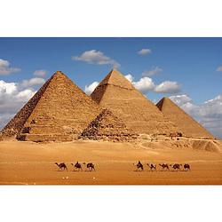 Foto van Dimex egypt pyramid vlies fotobehang 375x250cm 5-banen