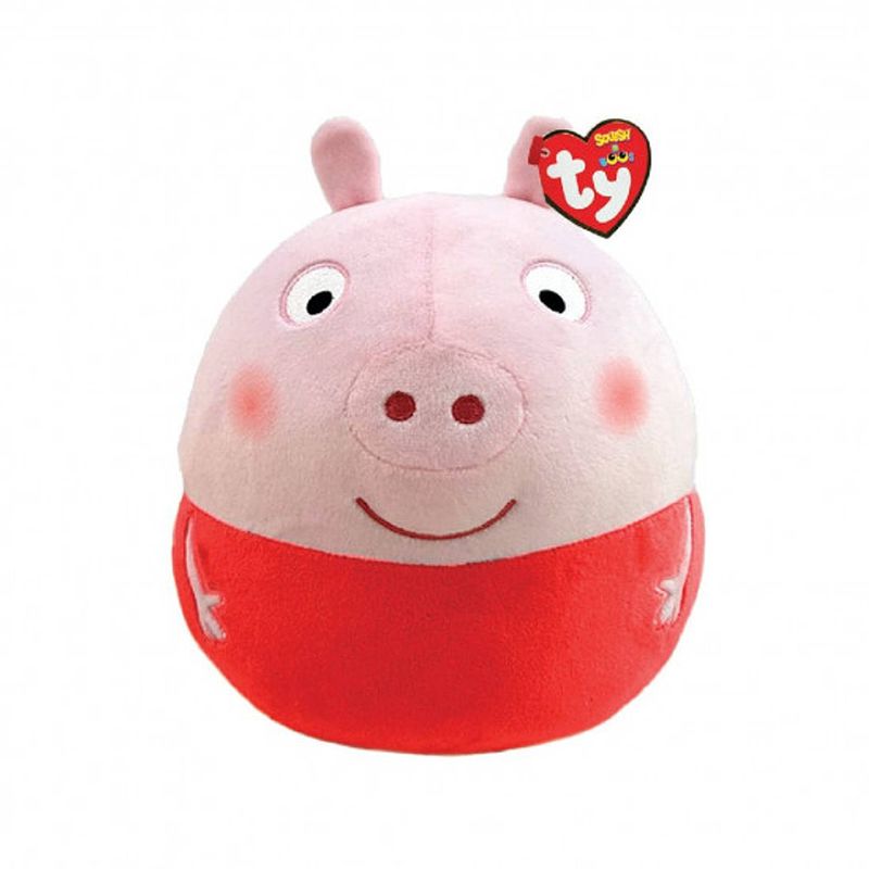 Foto van Ty squish a boo - peppa pig - peppa - 20 cm - knuffel