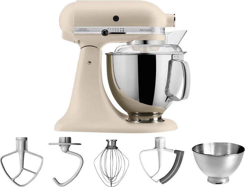 Foto van Kitchenaid artisan mixer 5ksm175psefl fresh linen