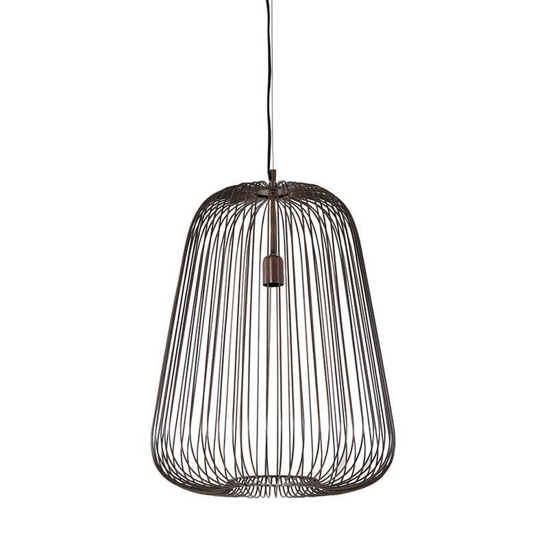 Foto van Light & living - hanglamp rilanu - 47x47x64 - brons