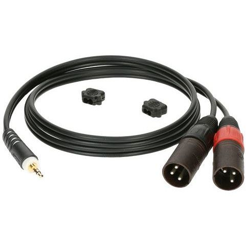 Foto van Klotz ay9-0300 verloopkabel 3.5 mm jack recht - 2x xlr male 3p 3 meter