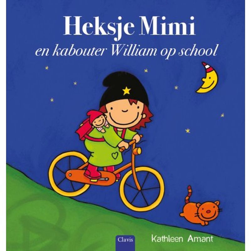 Foto van Heksje mimi en kabouter william op school