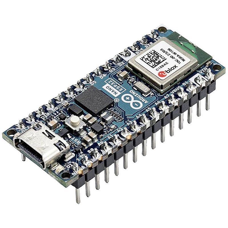 Foto van Arduino abx00083 board nano esp32 with headers nano