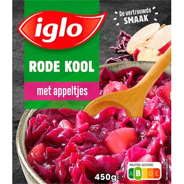 Foto van Iglo rode kool met appeltjes 450g bij jumbo