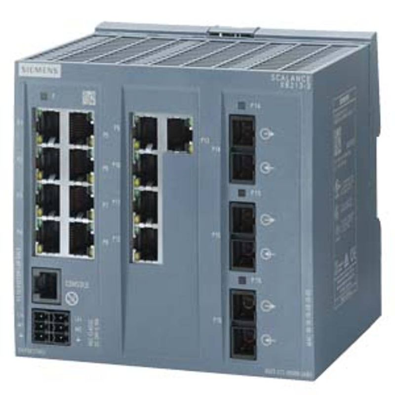 Foto van Siemens 6gk5213-3bd00-2ab2 industrial ethernet switch 10 / 100 mbit/s