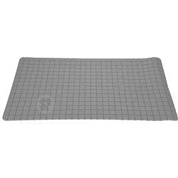 Foto van Anti-slip badmat antraciet grijs 69 x 39 cm rechthoekig - badmatjes