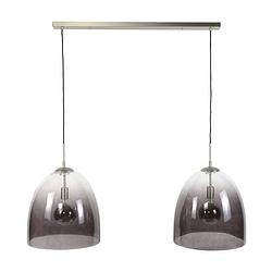 Foto van Livin24 industriële hanglamp michel 2-lichts glas.