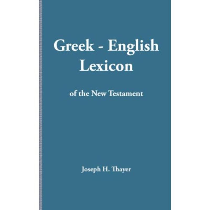 Foto van Greek-english lexicon of the new testament