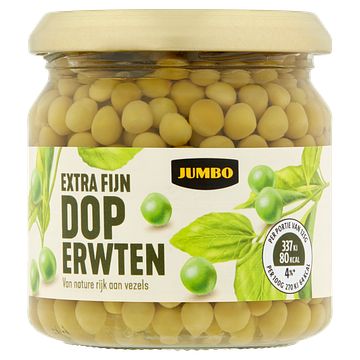 Foto van Jumbo extra fijne doperwten 180g