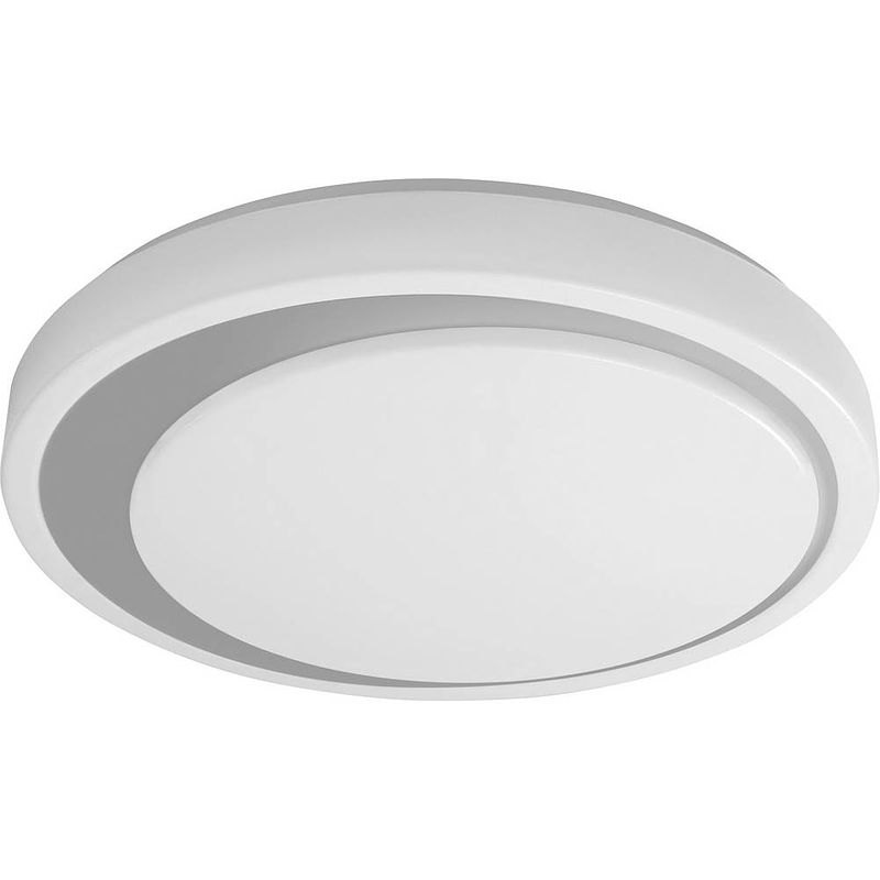 Foto van Ledvance 4058075486423 smart+ tunable white moon 480 gr plafondlamp 32 w wit, zilver