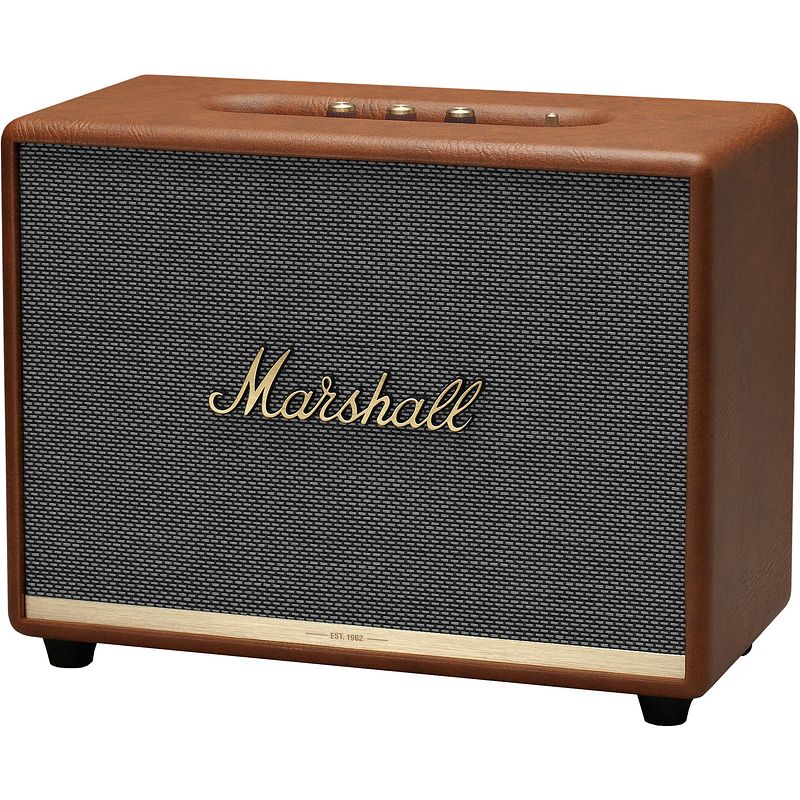 Foto van Marshall lifestyle woburn ii bt brown bluetooth-speaker