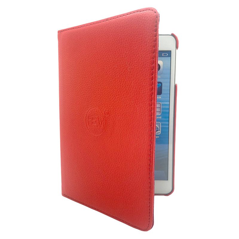 Foto van Hem ipad mini 2021 - 6e generatie - rood - 8.3 inch - draaibare hoes - ipad hoes - met stylus pen