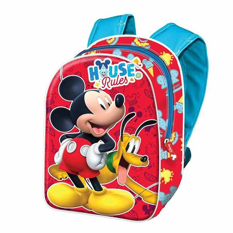 Foto van 3d-schoolrugzak mickey mouse rules 25 x 20 x 9 cm