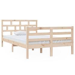 Foto van Vidaxl bedframe massief grenenhout 120x200 cm