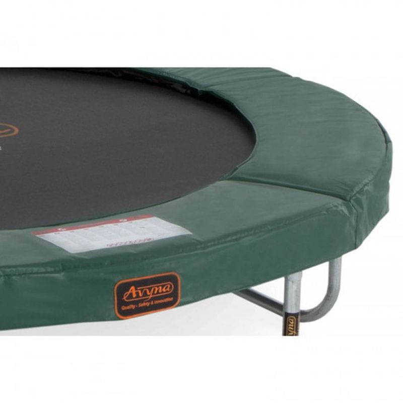 Foto van Avyna trampoline beschermrand heavy duty - universeel - ø 270 cm - groen