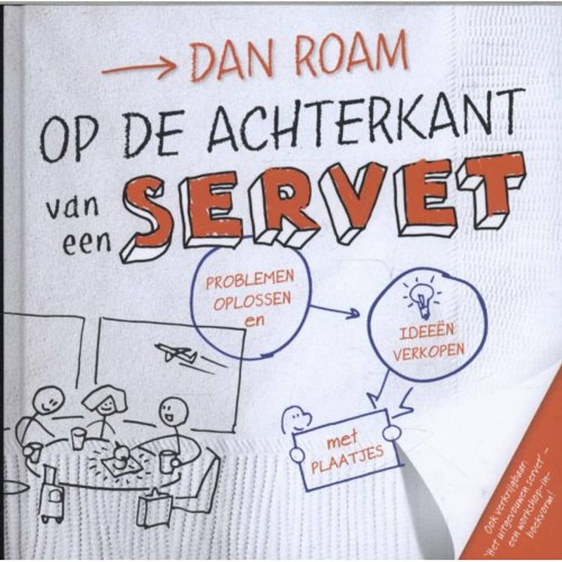 Foto van Op de achterkant van een servet