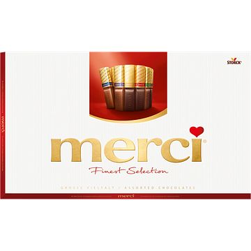 Foto van Merci chocolade luxe geschenkdoos assorti 400 gram bij jumbo
