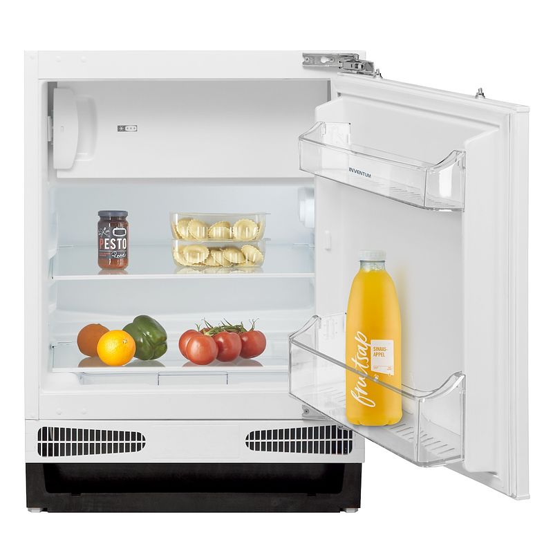 Foto van Inventum ikv0821d onderbouw koelkast met vriezer wit
