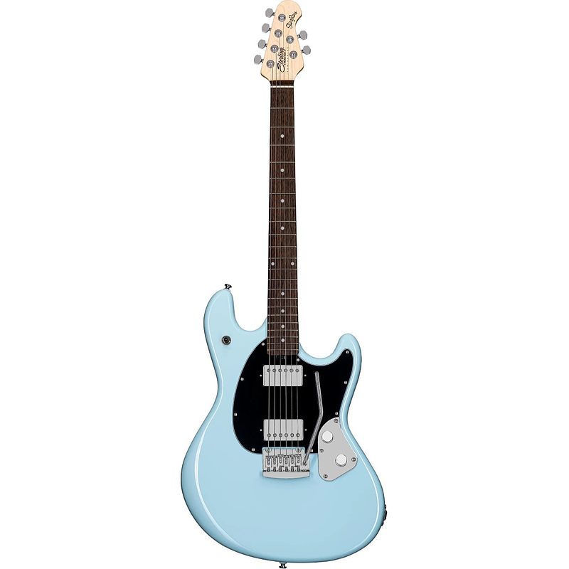 Foto van Sterling by music man stingray sr30 daphne blue elektrische gitaar