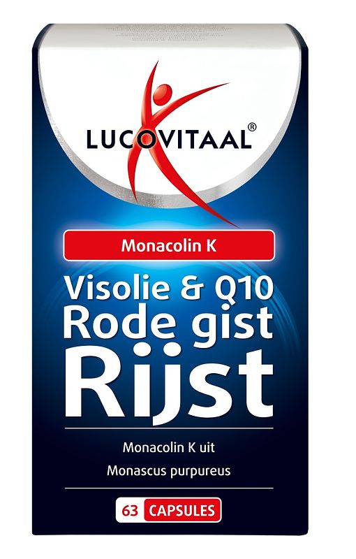 Foto van Lucovitaal visolie & q10 rode gist rijst capsules