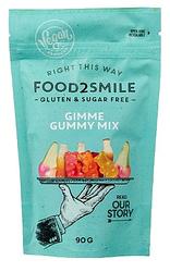 Foto van Food2smile gummy mix gluten en suikervrij 90g bij jumbo