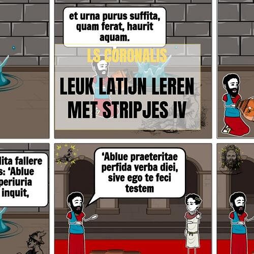 Foto van Leuk latijn leren met stripjes iv - ls coronalis - paperback (9789402189414)